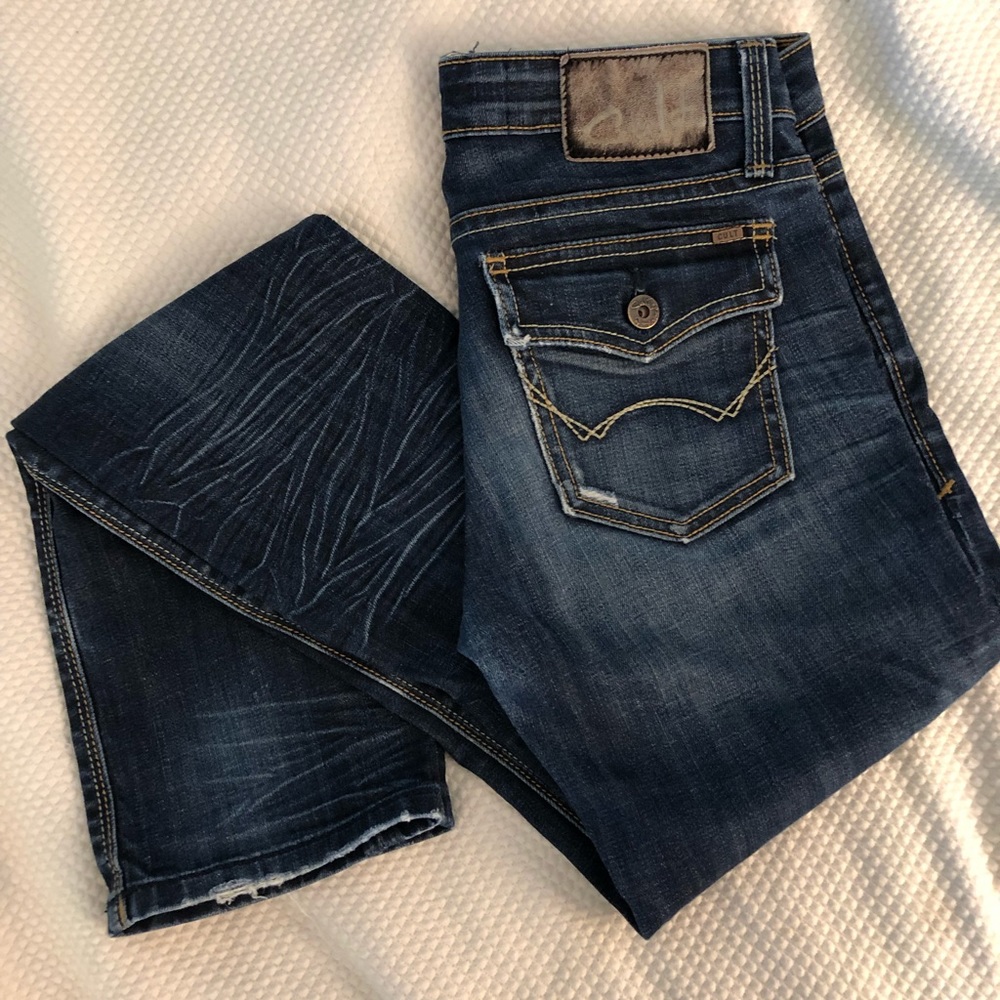 Cult of Individuality straight leg jeans, size 26